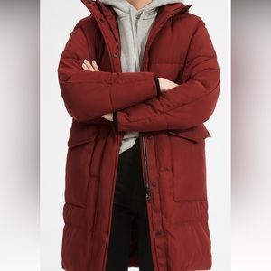 [Winter Essential] Everlane ReNew Long Puffer | Brick | Size: XS